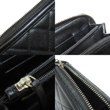 Chanel Matelasse Long Wallet Grained Calfskin