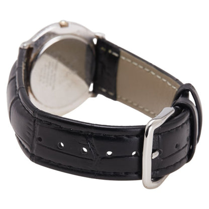 Yves Saint Laurent Women'S Watch With Black Leather Strap (Non-Oem) 4620-E60965Y Quartz Movement