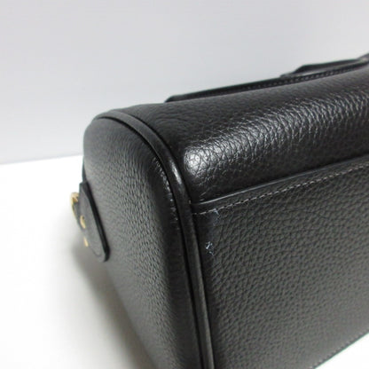Coach Lowan Satchel Leather 2Way Handbag Shoulder Bag Cv962 Black