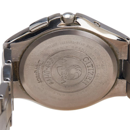 Citizen Attesa Eco-Drive Watch H110-T011331 Solar Radio-Controlled Black Dial Titanium Sapphire