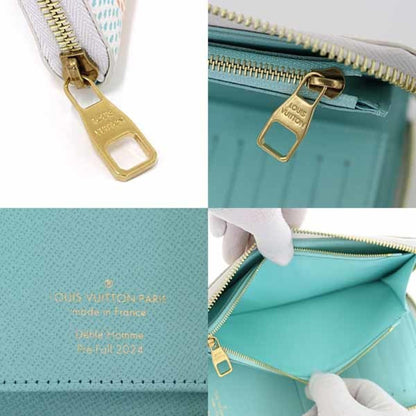 Louis Vuitton Zippy Wallet Vertical Round Long Damier Heritage N40675 A