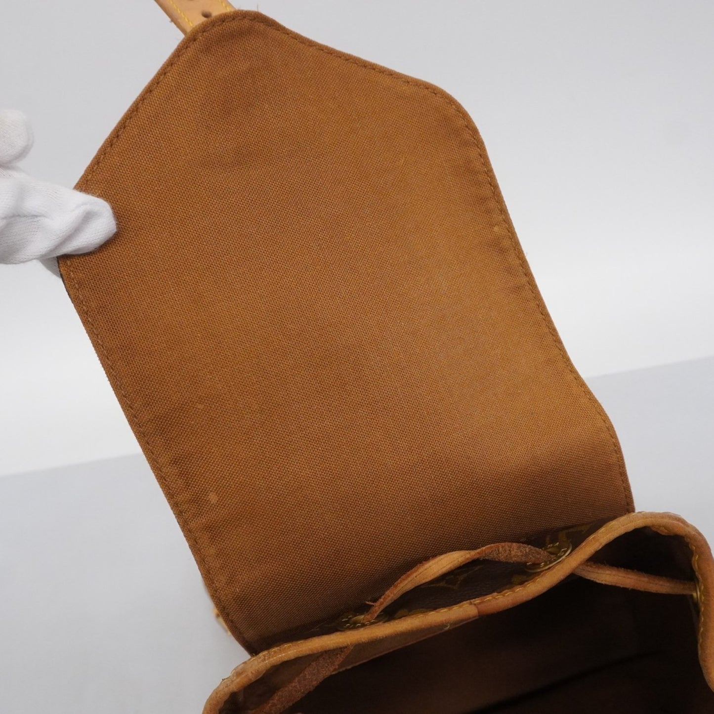 Louis Vuitton Monogram Montsouris Mm Backpack M51136 Brown