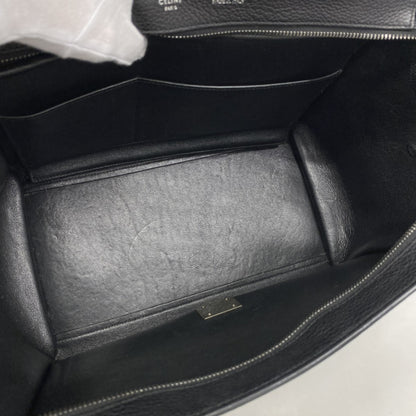 Celine Trapeze Handbag In Suede And Leather