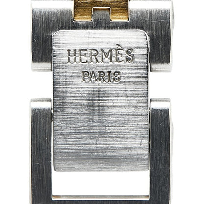 Hermes Profile Watch Quartz White Dial Stainless Steel