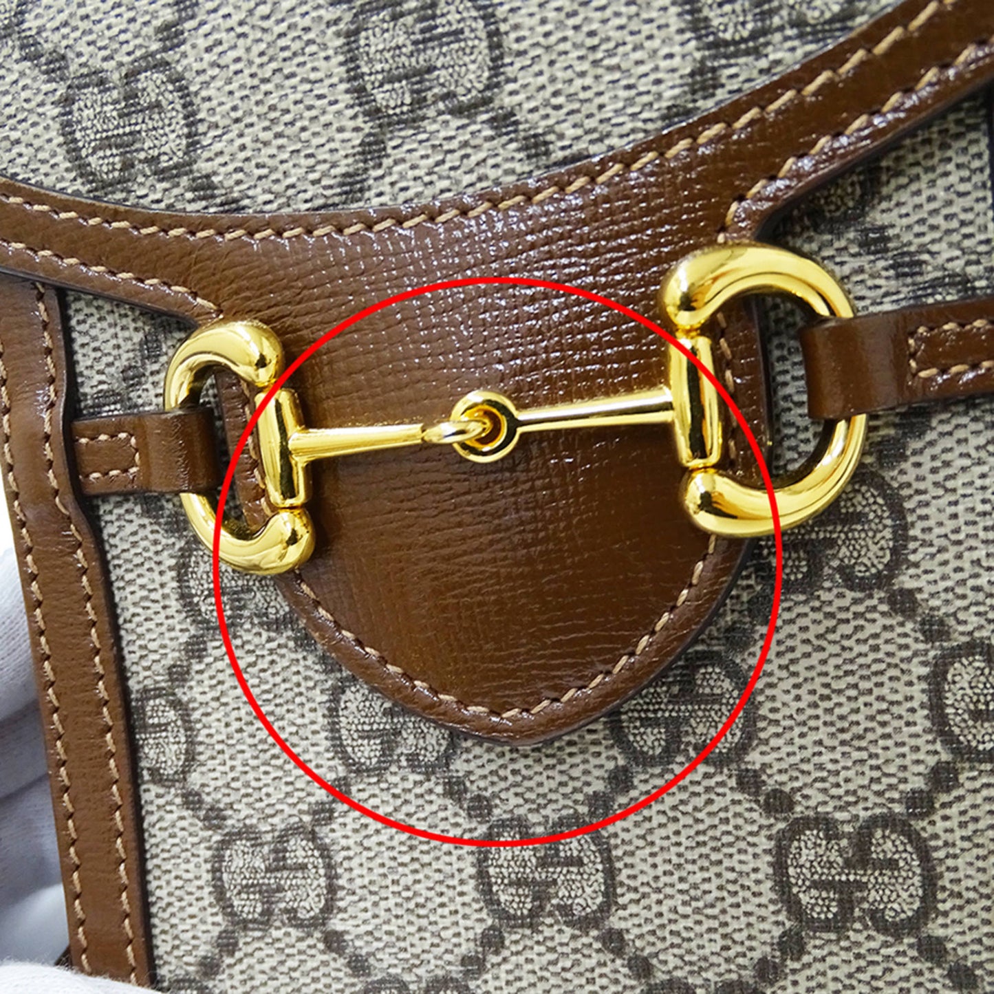 Gucci Gg Supreme Horsebit 1955 Mini Bag (625615) - Women'S Shoulder Pouch