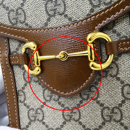 Gucci Gg Supreme Horsebit 1955 Mini Bag (625615) - Women'S Shoulder Pouch