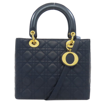 Christian Dior Lady Handbag Calf Leather