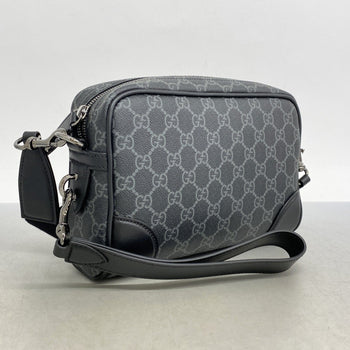 Gucci Gg Supreme Shoulder Bag 821155 Black