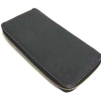 Louis Vuitton Suhali Zippy Wallet M93029 Black Leather Round Long