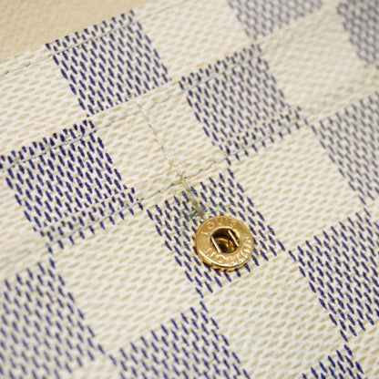 Louis Vuitton Damier Azur Portefeuille Sarah Long Wallet N61735 White