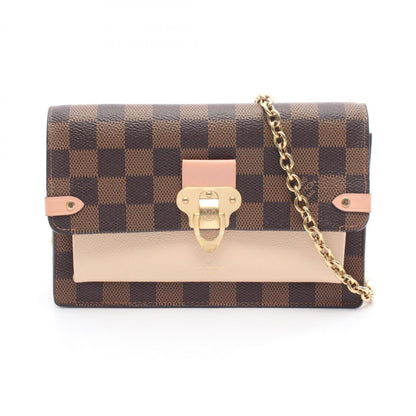 Louis Vuitton Portefeuille Vavin Damier Ebene Creme Shoulder Bag