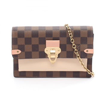 Louis Vuitton Portefeuille Vavin Damier Ebene Creme Shoulder Bag