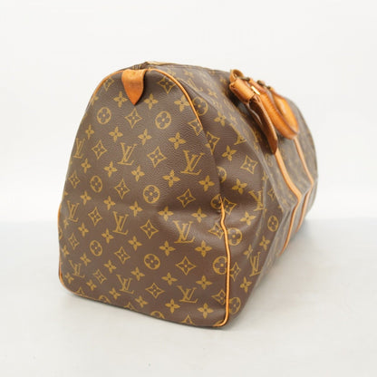 Louis Vuitton Monogram Keepall 55 Boston Bag M41424 Brown