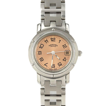 Hermes Clipper Cl4.210 Ss Quartz Watch