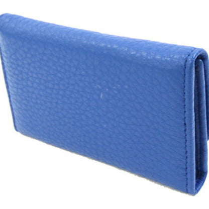 Prada 6-Key Case 1Pg222 Blue Leather