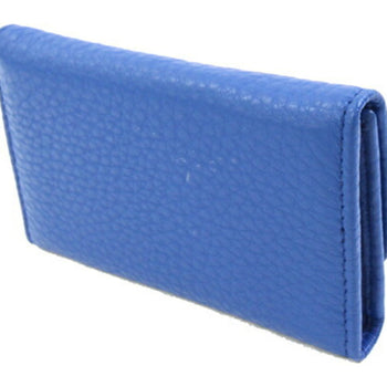 Prada 6-Key Case 1Pg222 Blue Leather