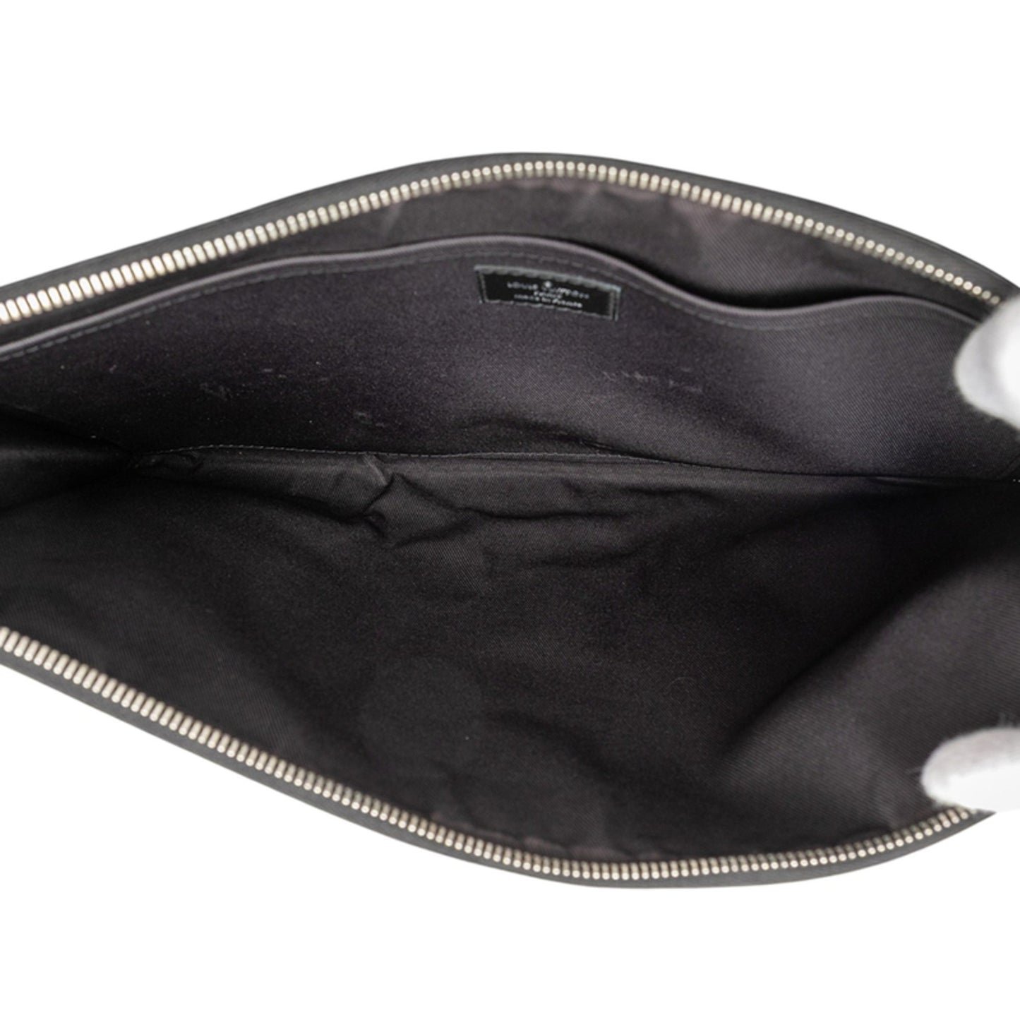 Louis Vuitton Damier Graphite Pochette Jour Gm Nm Clutch Bag N64437 Black