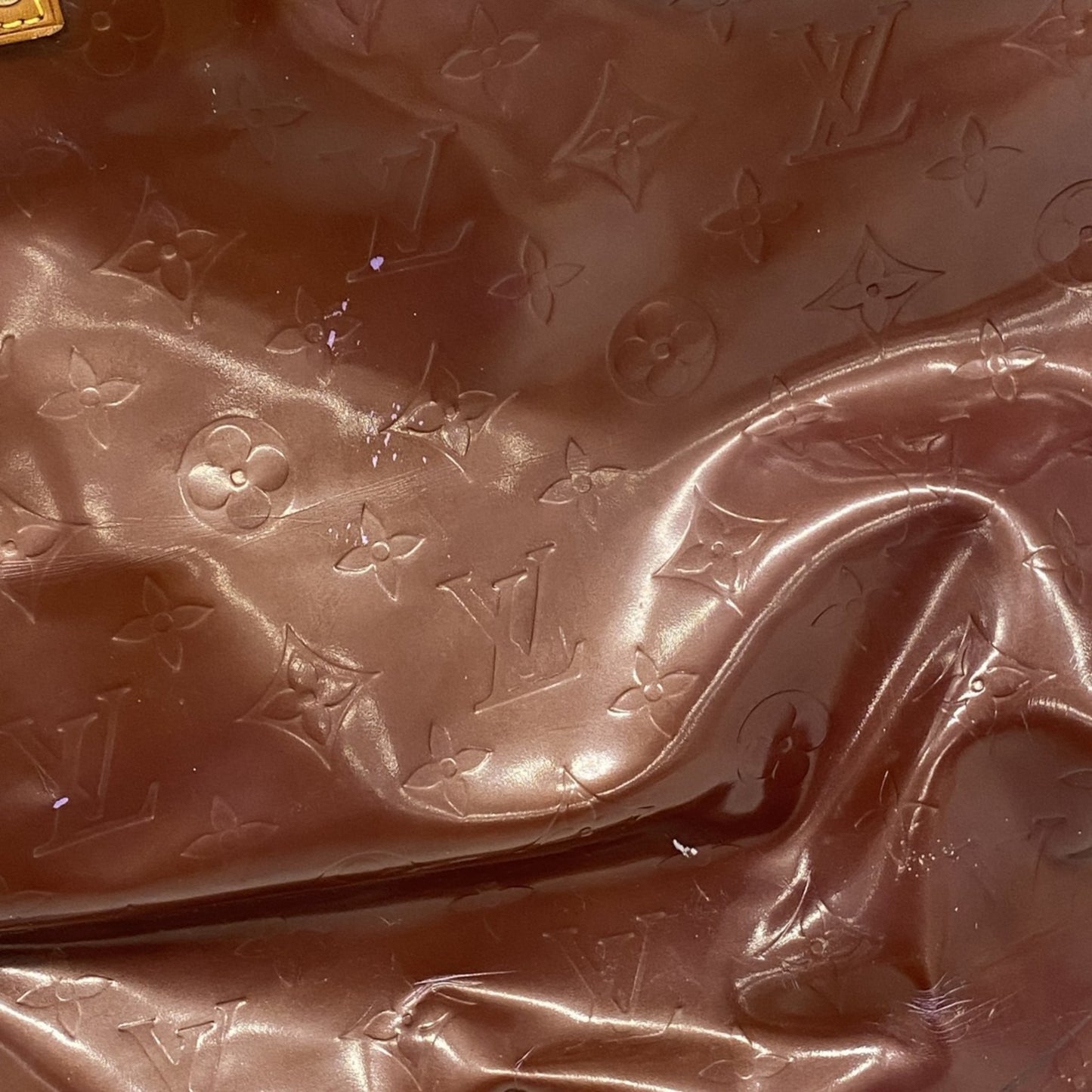 Louis Vuitton Vernis Reed Gm Tote Bag M91085 Violet