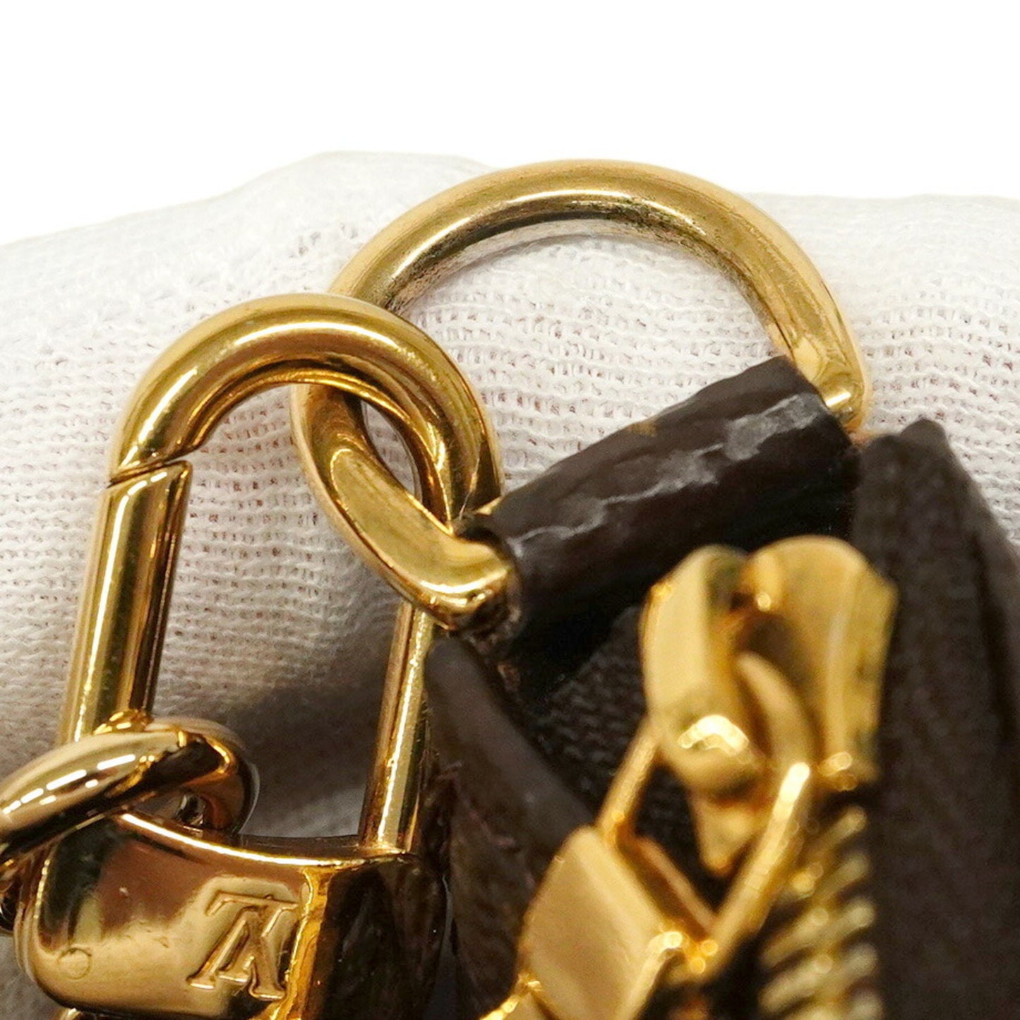 Louis Vuitton Monogram Multipochette Accessoires Shoulder Bag M44813 Brown Khaki