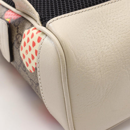 Gucci Les Pommes Apple & Heart Gg Supreme Backpack