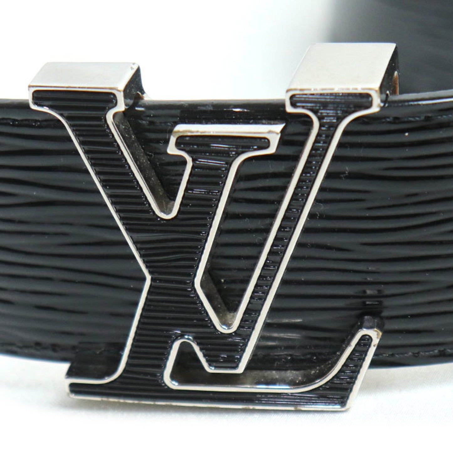 Louis Vuitton Louis Vuitton Centur Lv Initial Belt Epi Electric Black M9830