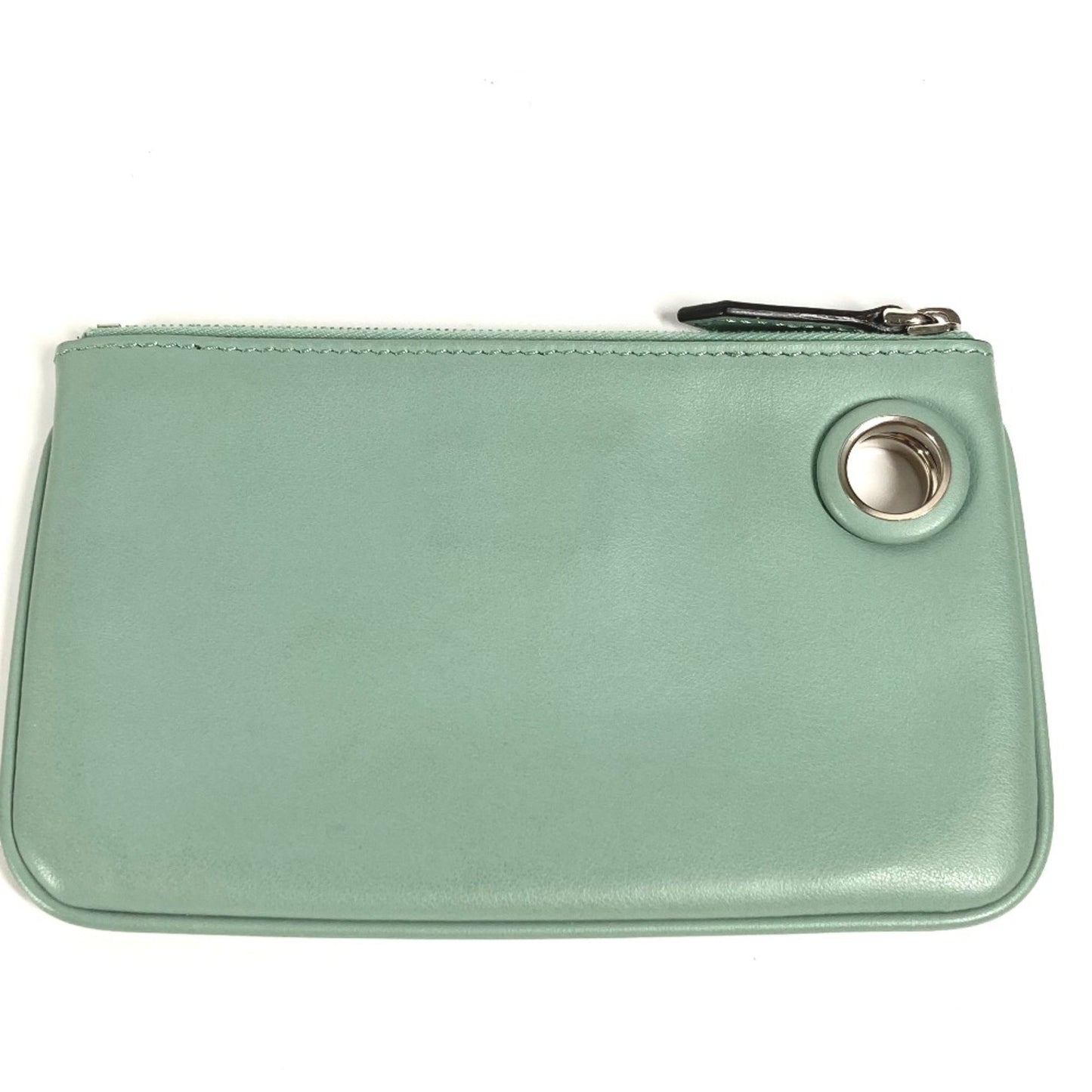 Fendi 8Bs007 Coin Purse Wallet Pouch Green