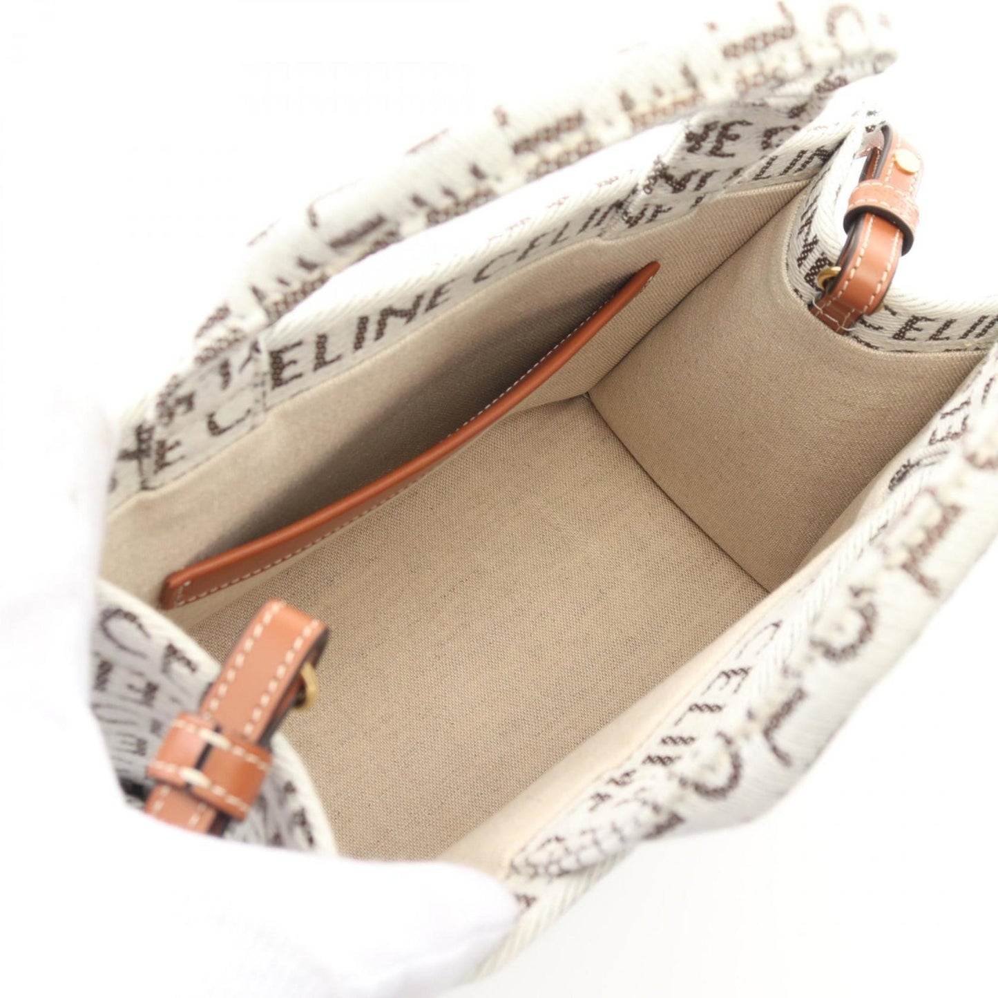 Celine Small Cabas Small Cabas Thais Tote Bag Canvas Leather