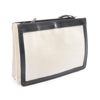 Balenciaga Balenciaga Navy Pochette Shoulder Bag In Canvas And Leather