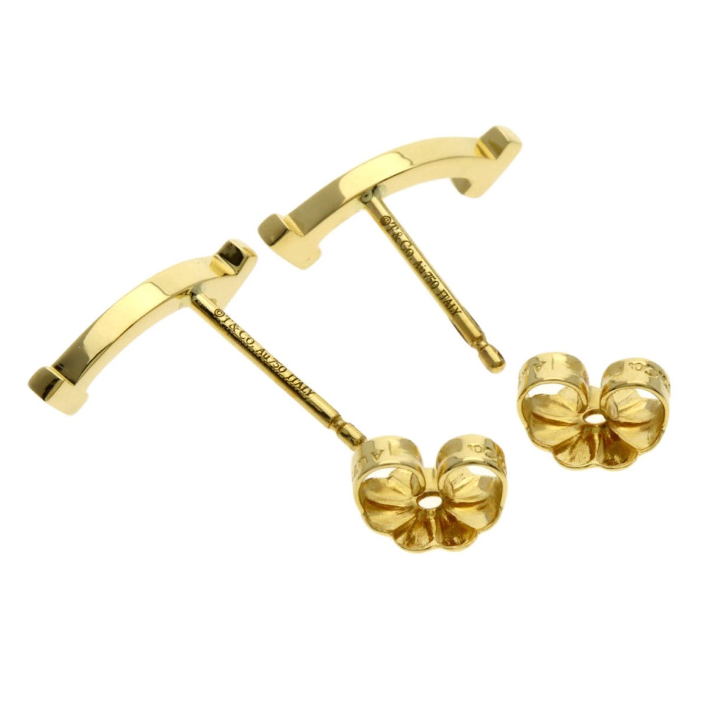 Tiffany T Smile Earrings In 18K Yellow Gold