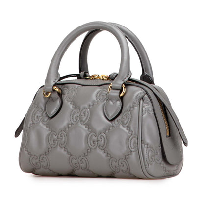 Gucci Gg Matelasse Quilted Mini Boston Bag/Shoulder Bag