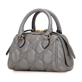 Gucci Gg Matelasse Quilted Mini Boston Bag/Shoulder Bag