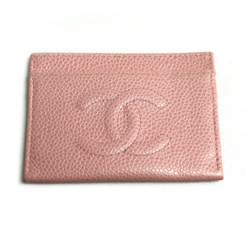 Chanel Coco Mark Caviar Leather Card Case