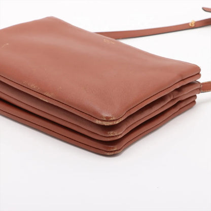 Celine Trio Small Leather Shoulder Bag