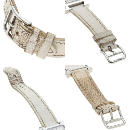 Hermes Hh1.210 H Watch Stainless Steel Leather