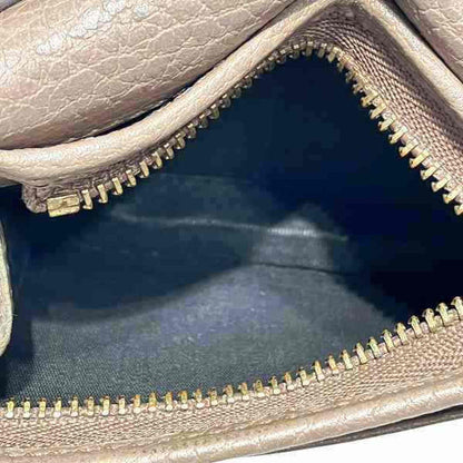 Gucci Gg Marmon 456126 Beige Leather Bi-Fold Wallet