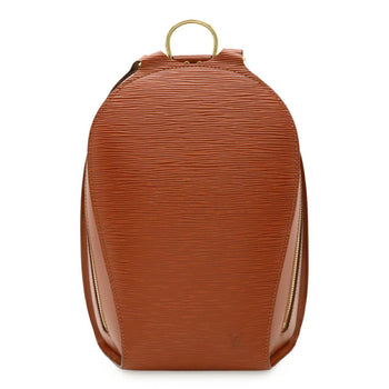 Louis Vuitton Epi Mabillon Rucksack/Shoulder Bag In Kenya Brown Leather