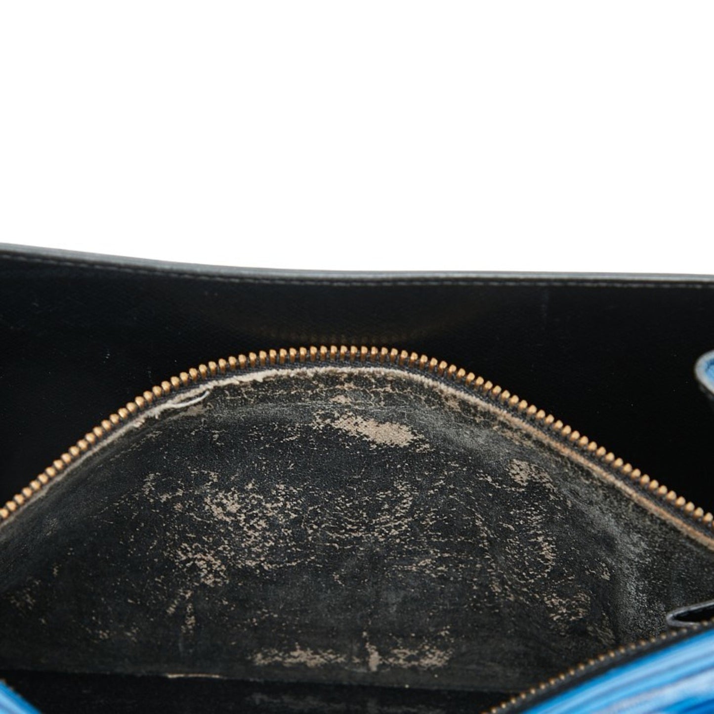 Louis Vuitton Epi Art Deco Clutch Bag M52635 Toledo Blue Leather