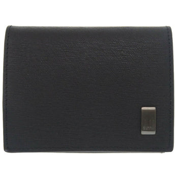 Dunhill Leather Black Coin Case Purse Wallet 1360