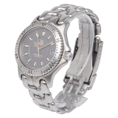 Tag Heuer Cell Watch Wg1213-K0 Quartz Gray Dial Stainless Steel Boys' Heuer