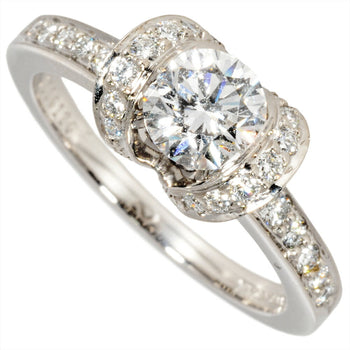 Tiffany & Co. Ribbon Engagement Ring With 0.61Ct Diamond