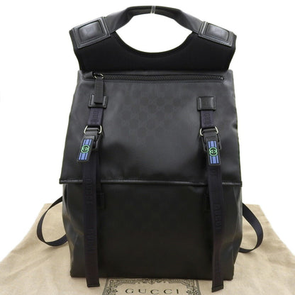 Like New Gucci Interlocking G Crystal Gg Backpack 779812 498879 Rucksack Black