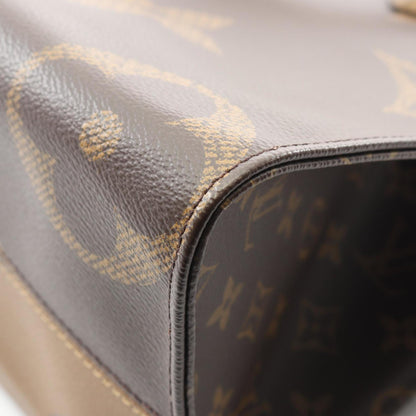 Louis Vuitton On The Go Mm Monogram Giant Reverse Tote Bag