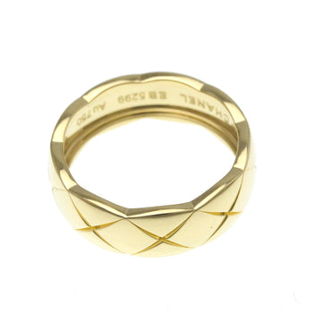 Chanel Coco Crush Ring Medium Size Yellow Gold (18K) Fashion No Stone Band Ring Gold