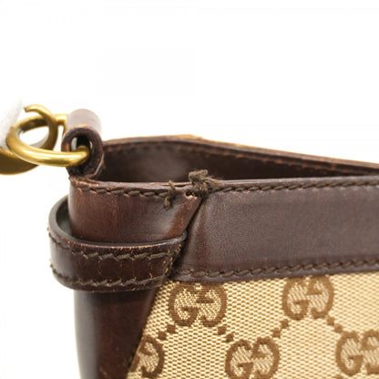 Gucci Gg Canvas Shoulder Bag 109106 Brown