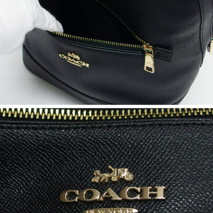 Coach Kenley Crossgrain Backpack Black