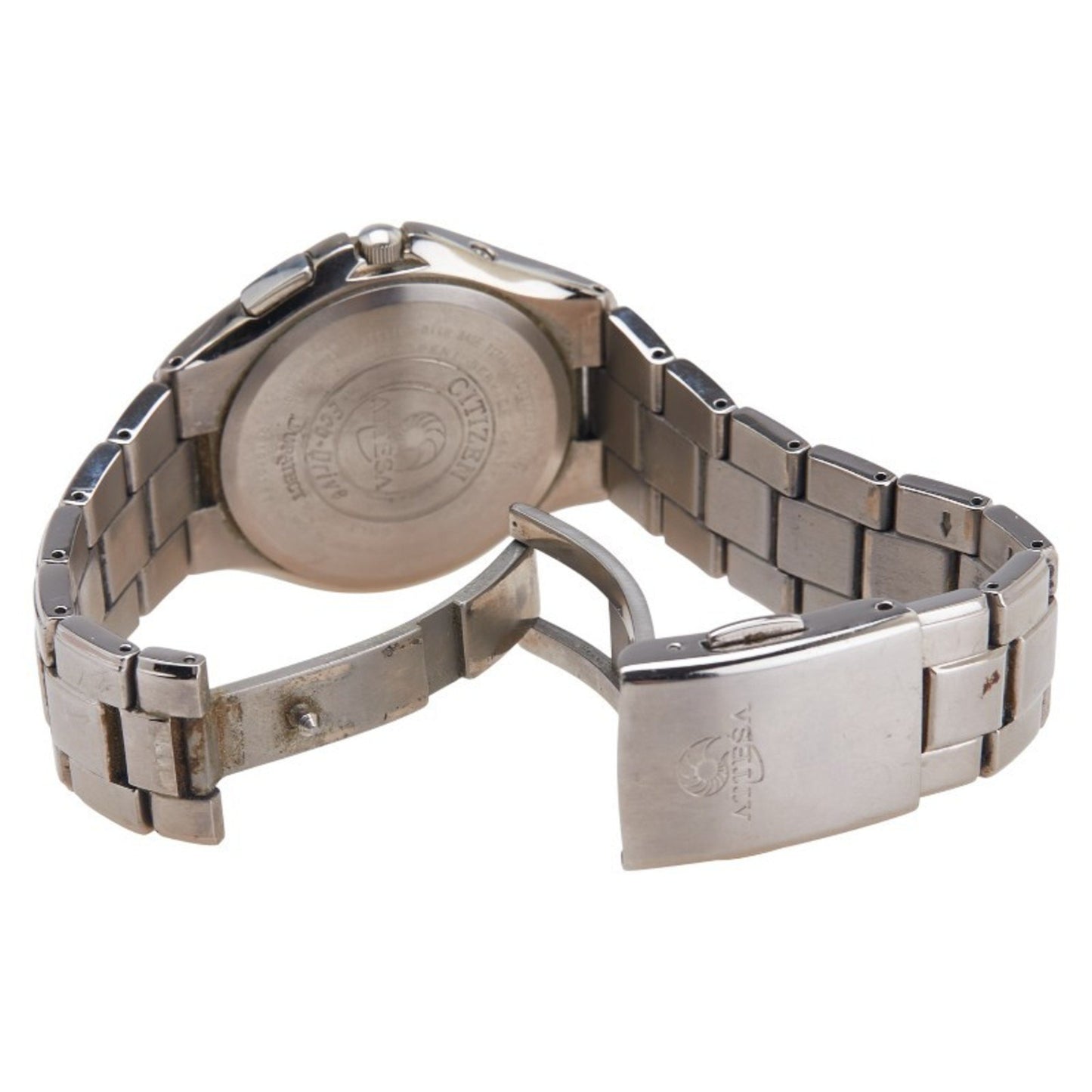 Citizen Attesa Eco-Drive Watch H110-T011331 Solar Radio-Controlled Black Dial Titanium Sapphire