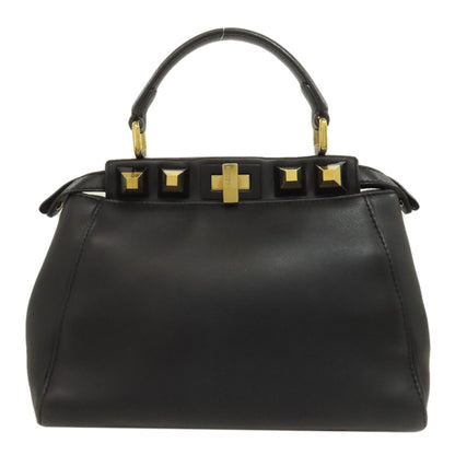 Fendi Peekaboo Mini Gold Edition 2-Way Handbag In Calfskin