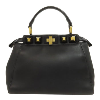 Fendi Peekaboo Mini Gold Edition 2-Way Handbag In Calfskin