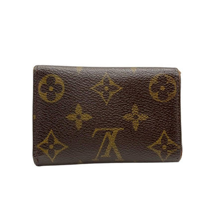 Louis Vuitton 6 Key Holder M62630 Monogram Brown Leather With Gold Hardware
