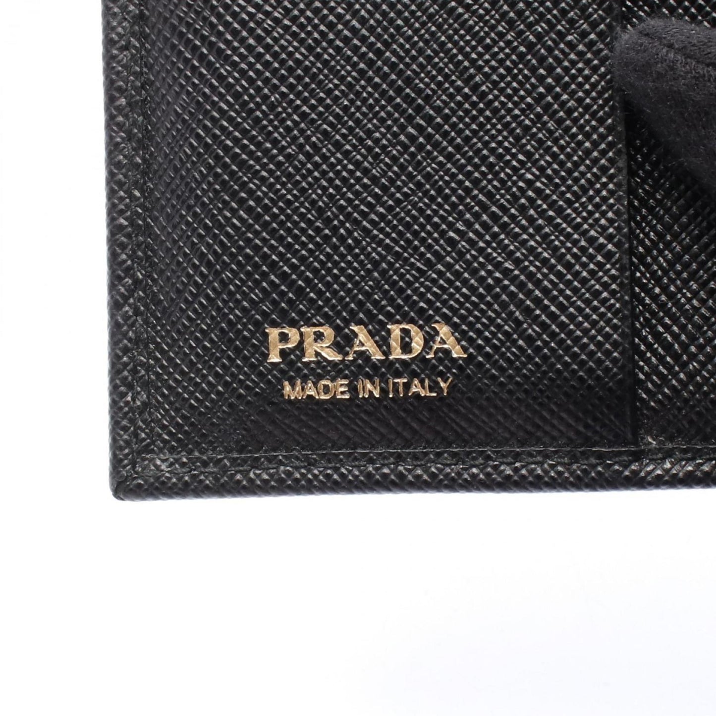 Prada Saffiano Metal Tri-Fold Wallet
